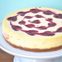 Cheesecake fait maison aux canneberges